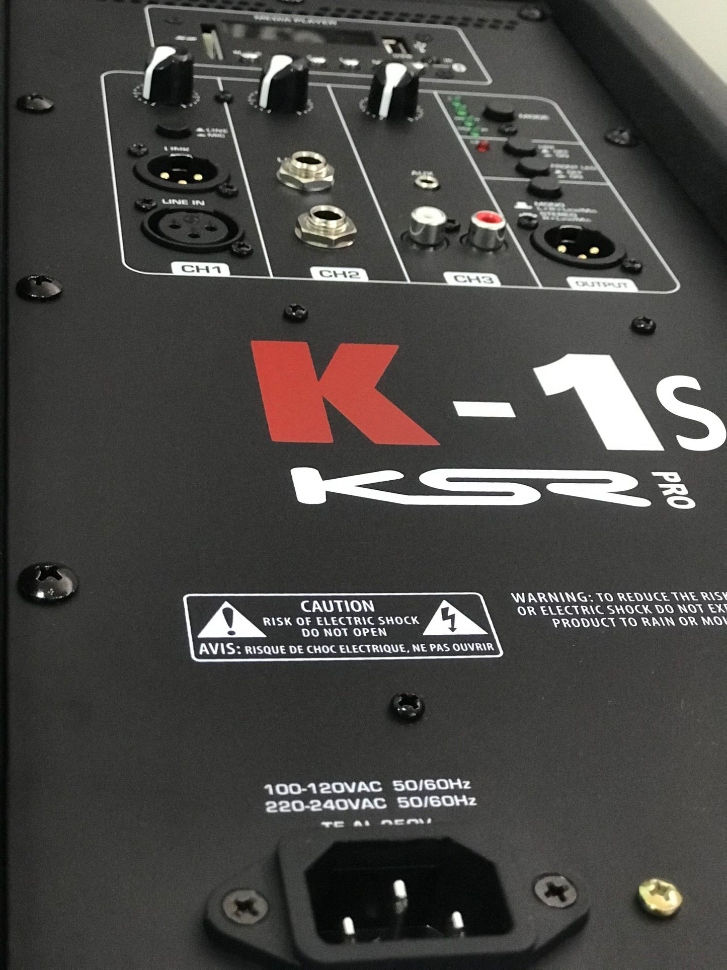 Caixa De Som Ativa 15 Poleg 1000w Ksr K1s + Tripe Compact