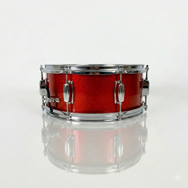 Caixa De Bateria 14 X 5,5 Tarol Sonata Solid Basswood Vermelho