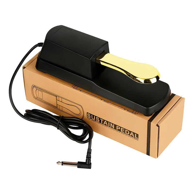 Pedal Sustain Tb100 Gold Piano Casio Yamaha Roland Korg Psr