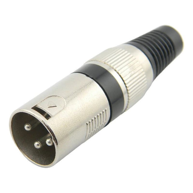 Kit 30 Plug Xlr Macho E Femea Canon Ksr Pro Microfone Dmx