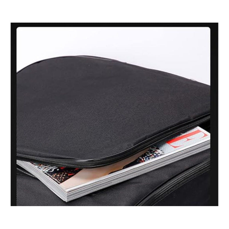 Gig Bag Para Teclado 5/8 Mellody Ka10 Lona Extra Luxo Preto
