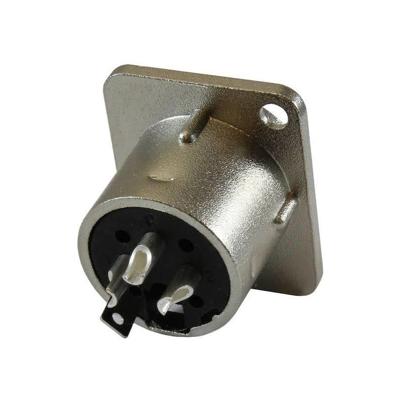 10 Plug Xlr Painel Femea Santo Angelo Sa2x