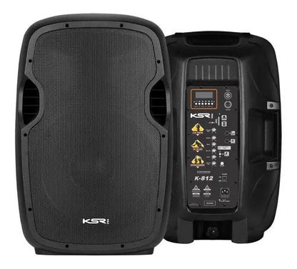 Caixa Ativa Ksr 12 Pol K812 Usb Bluetooth Tripe + Mic S/fio