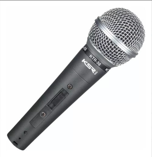 Kit 3 Microfone Profissional Sm Ktr58 Ksr Pro Metal C/estojo