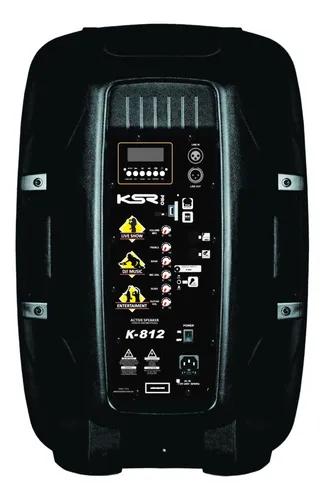 Caixa Ativa Ksr 12 Pol K812 Usb Bluetooth Tripe + Mic S/fio