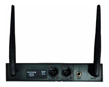 MICROFONE SEM FIO DUPLO KSR KT02-MH MÃO + HEAD