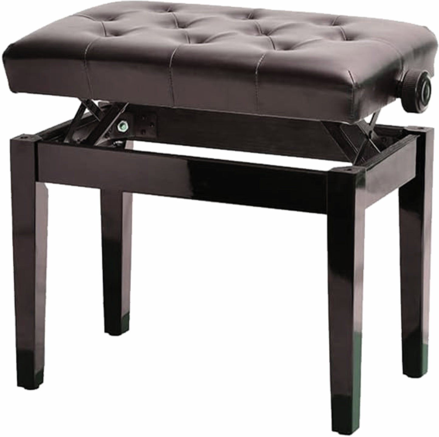 Banco Para Piano C/ Regulagem Banqueta luxo sonata 212 brown
