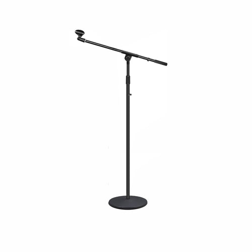 Pedestal Microfone Suporte Girafa Pé De Ferro Maciço Ksr Kp1 Cor Preto
