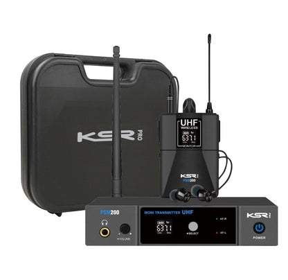 Monitor De Palco Sem Fio fone ponto retorno ksr pro psm200