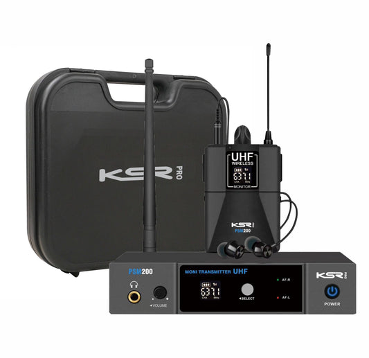 Monitor De Palco Sem Fio fone ponto retorno ksr pro psm200