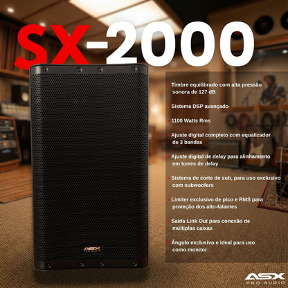 Caixa Som Ativa 15 Profissional 1100w Rms