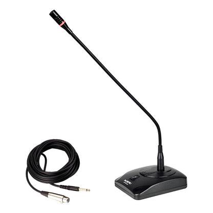Microfone Gooseneck Condensador Mesa Reunião Ksr Pro Kts40 Preto