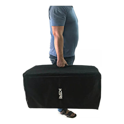 Capa Bag Para Jbl Eon 612 E Ksr Pro K1 12 Pol. Reforçada  Preto
