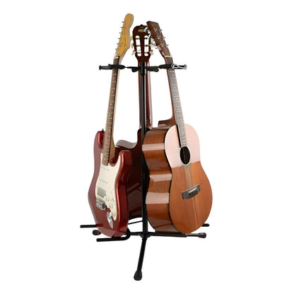 Suporte 3 Violão Chao Violao Guitarra Estante  Sonata Sj33 Preto