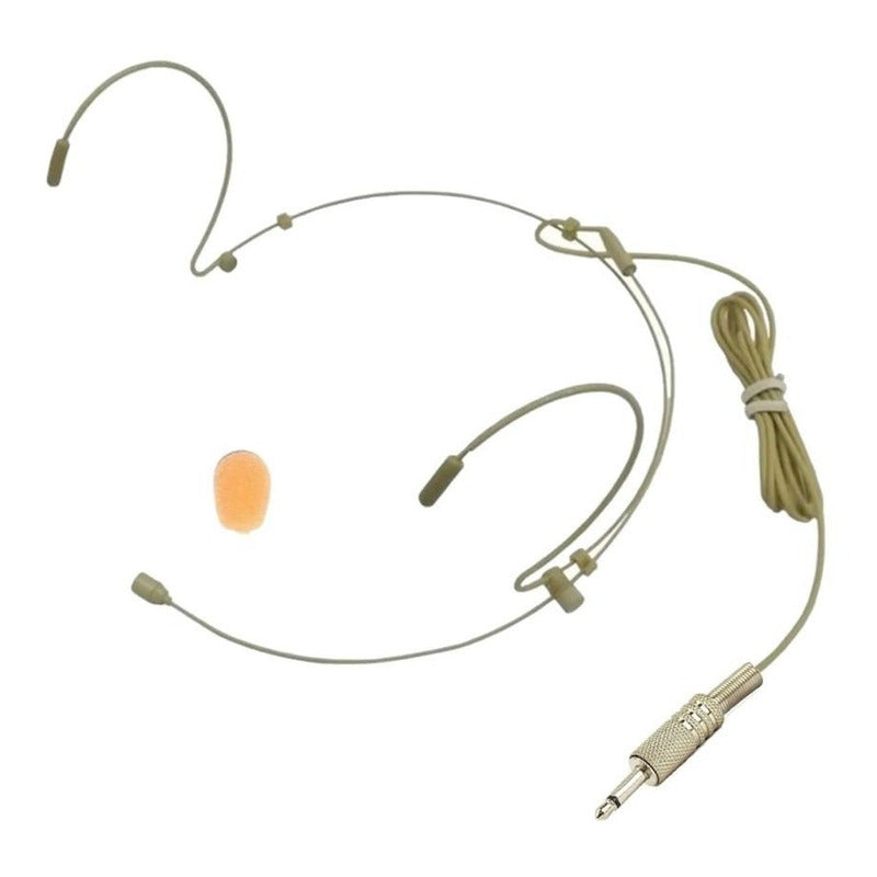 Microfone Headset Cor Da Pele Ksr Pro Kt3a Bege Ht3a P2 Nude
