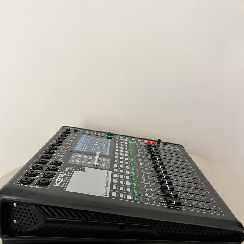 Mesa Digital 20 Canais Faders Motorizados Lcd7 Ksr Pro Kmd20 127/220v