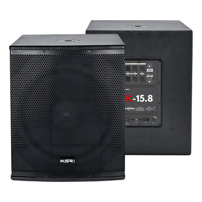 Sub Ativo 15 Ksr Pro 800w Rms K-15.8a Woofer Jbl Limiter + Cor Preto