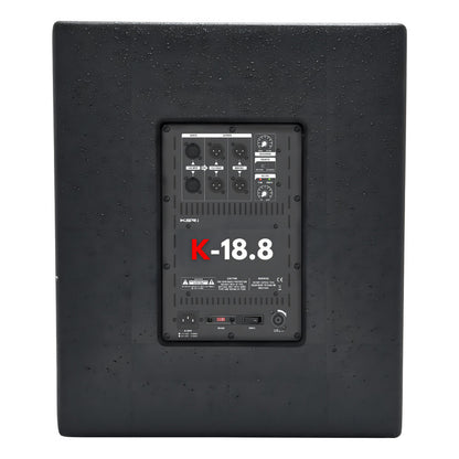 Sub Ativo 18 Ksr Pro 800w Rms K-18.8a Woofer Jbl Limiter + Cor Preto