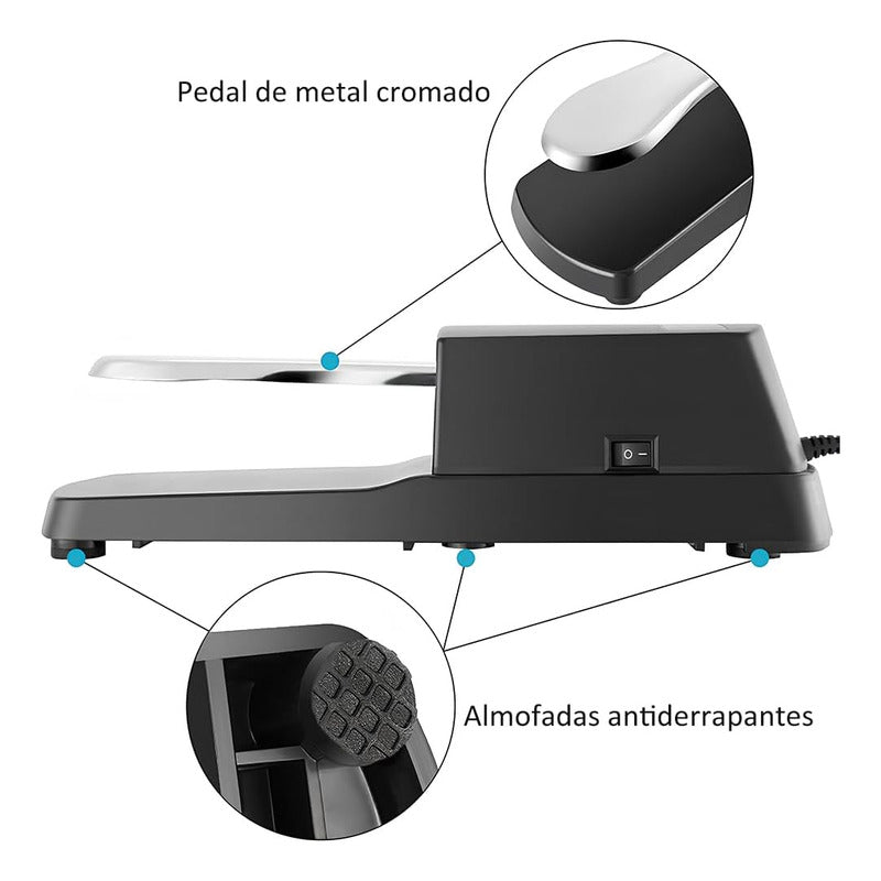Kit Estante Teclado Piano Sonata Q2x + Pedal Sustain Tb100