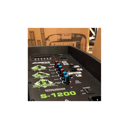 Caixa Ativa 12 Profissional Asx S1200 Usb 5 + Tripe Preto 127/220v