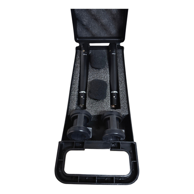 Microfone Prato Over Acustico Condensador Cardioide Ksr Ko2 Preto