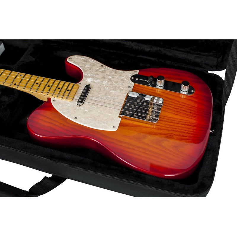 Case Para Guitarra Rígido Sonata Special Interior Em Pelúcia Cor Preto