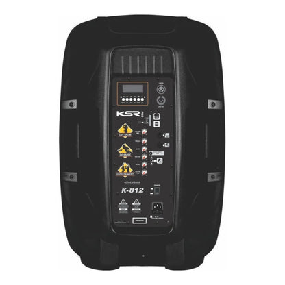 Caixa De Som 12 Polegadas Ksr Pro K812 Com Bluetooth Preto 127/220v