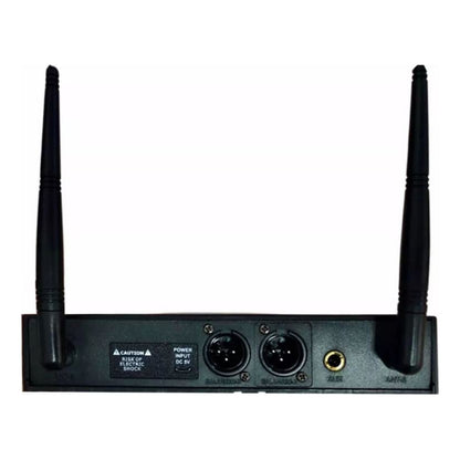 Microfone Sem Fio Duplo Uhf Ksr Mão Camera Usb - KT02M