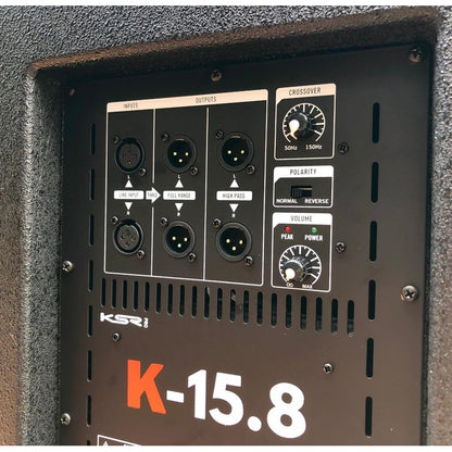 Sub Ativo + Passivo 15 Polegadas Ksr Pro 800w Rms Woofer Jbl Preto Bivolt
