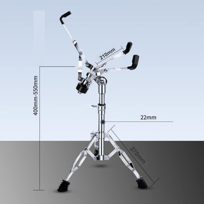 Kit 4 Estante De Prato Girafa Reta Caixa Maquina De Chimbal Prateado