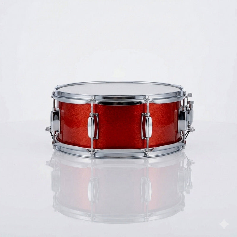 Caixa De Bateria 14 X 5,5 Tarol Sonata Solid Basswood Vermelho