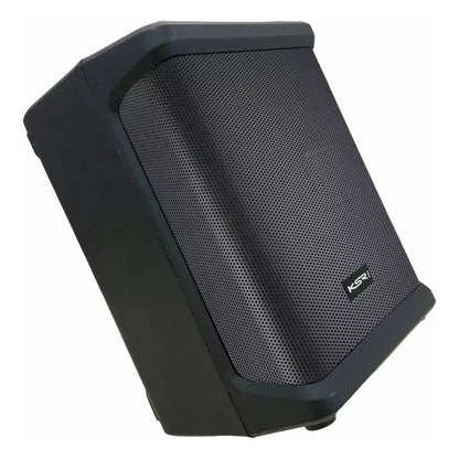 Kit Barzinho 2 Caixas Ksr K1 Compact + Mesa De Som 6 Canais Preto Bivolt