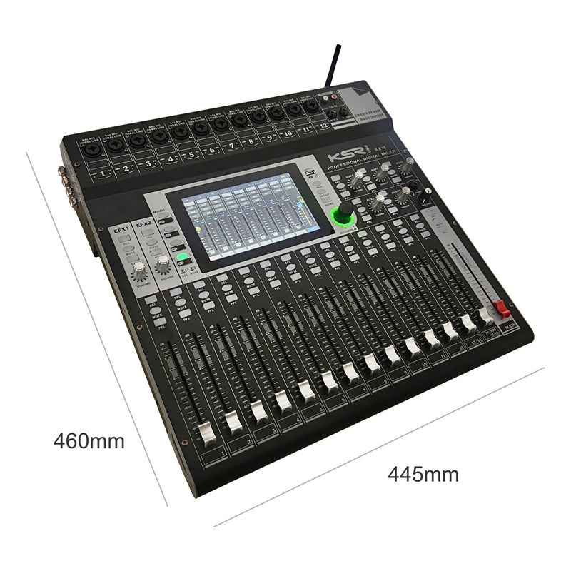 Mesa Digital 16 Canais Comp. Gate P Canal Lcd7 Ksr Pro Kx16 127/220v