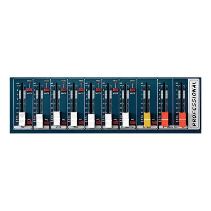 Mesa Som 8 Canais Interface Ksr + Microfone Duplo Ksr S/fio Bivolt