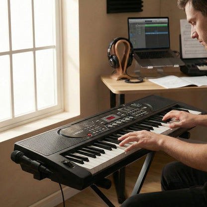 Teclado Musical Estudante Iniciante 61 Teclas Sonata Sk6000 127/220v Preto