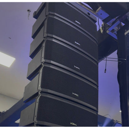 Caixa De Som Line Array Ativo Ksr Pro 1920w Rms 4 Celulas V6 Preto 127/220v