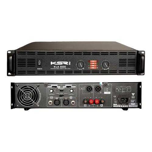 Potencia Som Profissional 4000w Rms Ksr Pro Kla5000 Cross Preto 4000 W 220v