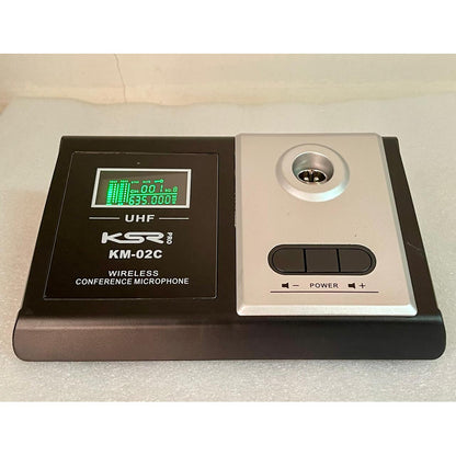 Microfone Gooseneck Sem Fio Reunião Pulpito Ksr Km2c 96 Cns Preto