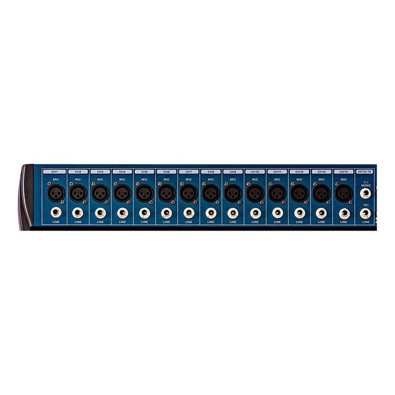 Mesa Som 16 Canais Interface Ksr Km1602 + 2 Microfones Ks58 Bivolt