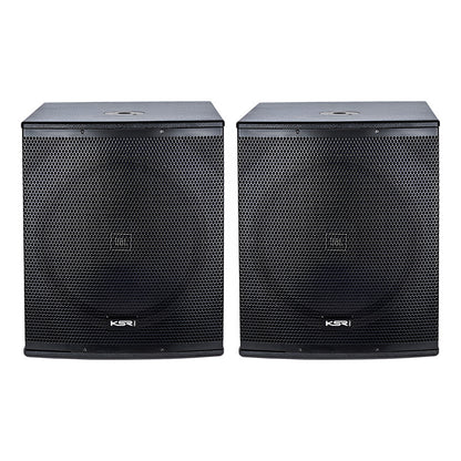 Sub Ativo + Passivo 12 Polegadas Ksr Pro 600w Rms Woofer Jbl Preto Bivolt