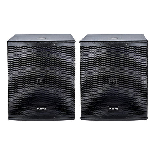 Sub Ativo + Passivo 12 Polegadas Ksr Pro 600w Rms Woofer Jbl Preto Bivolt