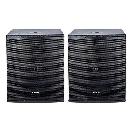 Sub Ativo + Passivo 12 Polegadas Ksr Pro 600w Rms Woofer Jbl Preto Bivolt