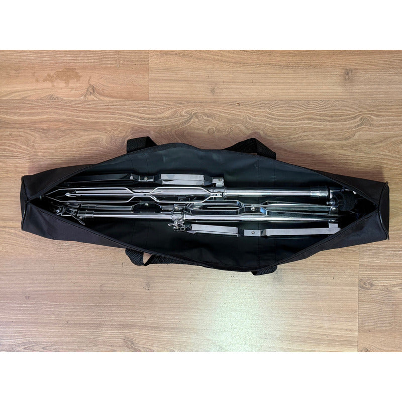 Bag Capa Ferragem De Bateria Tripe Camera Estante Partitura Preto