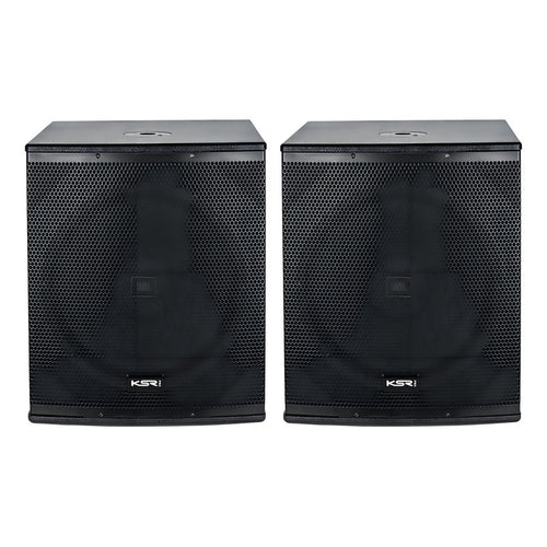 Subwoofer Ativo E Passivo 12'' Ksr Pro K-12.6 Preto 600w Rms Jbl 127/220v