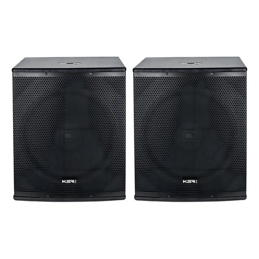 Subwoofer Ativo E Passivo 12'' Ksr Pro K-12.6 Preto 600w Rms Jbl 127/220v
