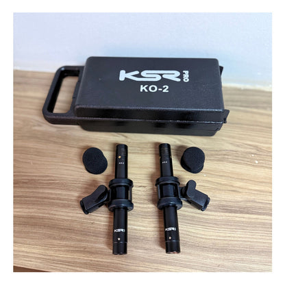 Microfone Prato Over Acustico Condensador Cardioide Ksr Ko2 Preto