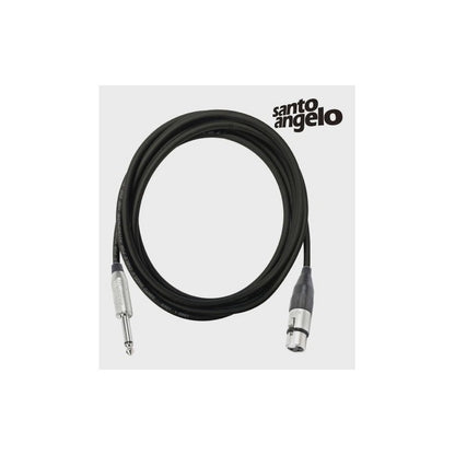 Cabo Microfone Santo Angelo Sa2x Balanc P10 + Xlr 10 Metros