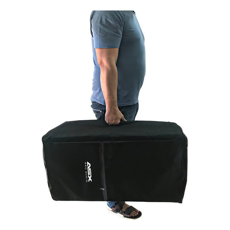Capa Bag Caixa Ativa Asx S1500, Ksr Pro K815, K915 15 Pol. Preto