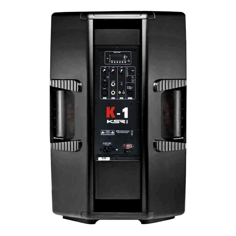 2 Caixa Ativa 15 K1 1000w Ksr  Bluetooth + Tripe  Preto 127/220v
