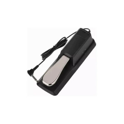 Estante Teclado Piano Q2x + Banco Q90 + Pedal Sustain Tb100 Preto